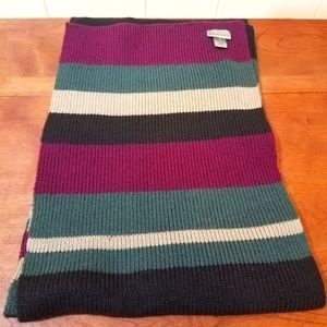 Fownes Acrylic Multicolor Knit Scarf